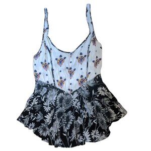Free People Floral Summer Top Size small